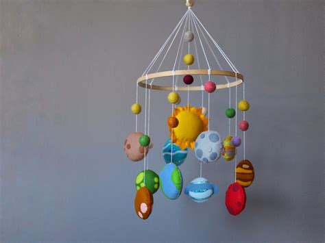 Solar System Baby Crib Mobile As Baby Shower Gifts Etsy
