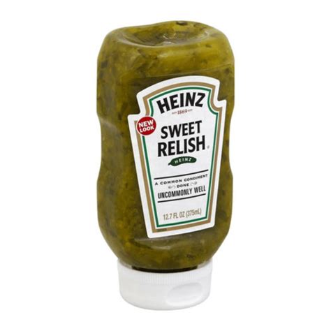 Heinz Sweet Relish Squeeze Condimento Al Cetriolo Dolce Da 375ml