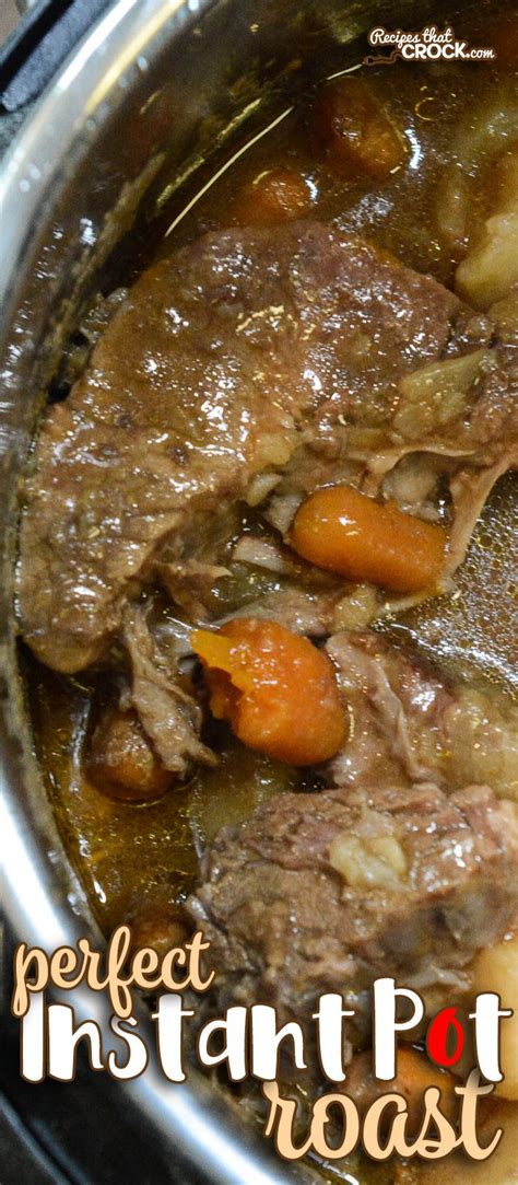 Next add in the beef stock. Perfect Instant Pot Roast (Electric Pressure Cooker ...