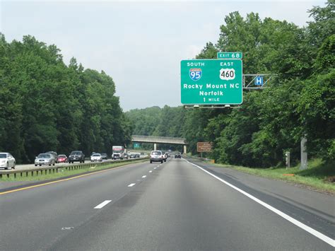 Virginia Interstate 85 Northbound Cross Country Roads