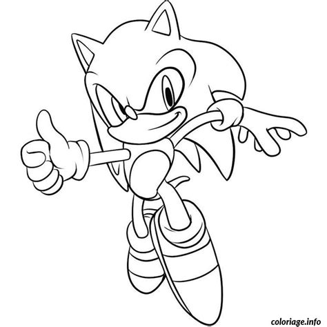 Coloriage Sonic The Hedgehog Dessin Sonic à Imprimer
