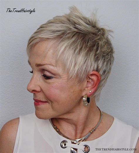 Hairstyles for over 50 short pixie haircut | over 60 haircuts and pixie hairshort, cute pixie haircut and hairstyle for women over 50. Stacked Ash Layers - 60 Best Hairstyles and Haircuts for ...