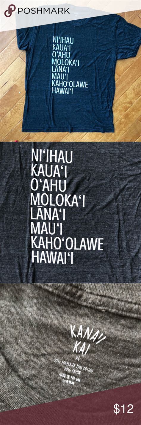 Hawaii Aloha Hawaiian Islands T Shirt XL Hawaiian Islands Hawaii