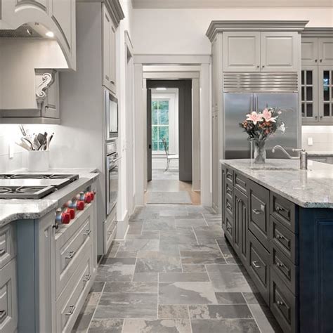 Kitchen Ideas With Grey Floor Tiles