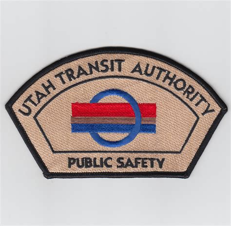 Utah Transit Authority Transit Police Transit Police Patch