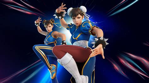 Round One Street Fighters Ryu And Chun Li Square Off In Fortnite