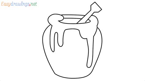 How To Draw Honey Pot Step By Step 6 Easy Phase Emoji
