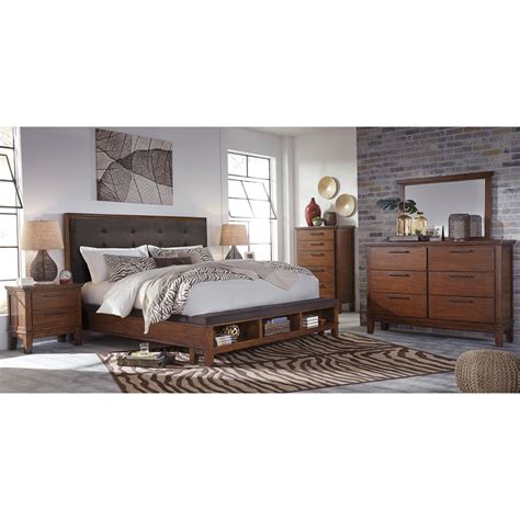 Made with paint grade materials including a. Signature Design by Ashley Ralene King Bedroom Group | Del ...