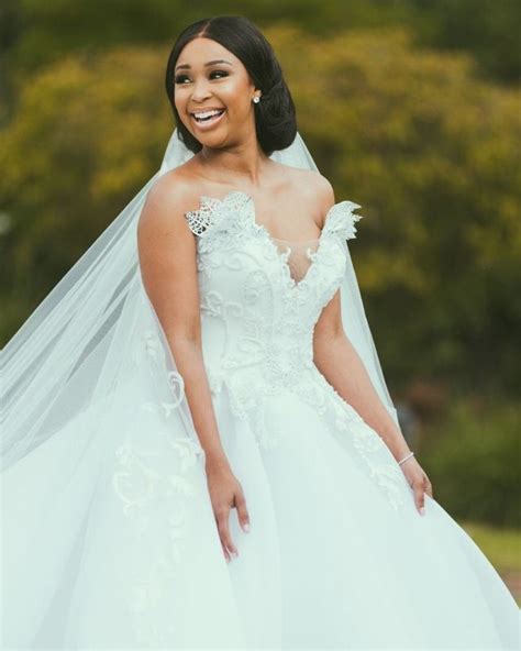Minnie Dlamini Looked Liked A Princess On Her Wedding Day Photos