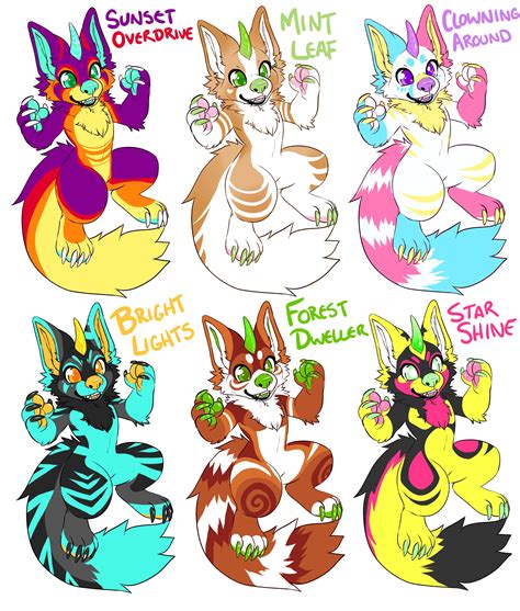 Digital Fursona Character Adopts! Art & Collectibles Drawing