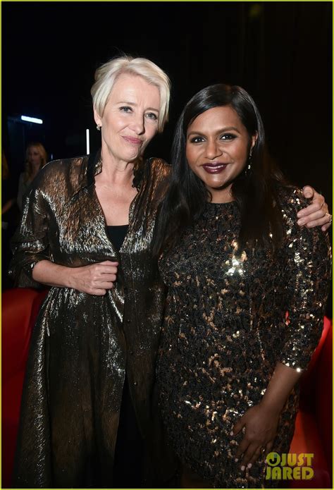 Photo Emma Thompson Mindy Kaling Screen Late Night Cinemacon 04 Photo 4267034 Just Jared