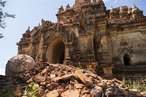 Myanmar Bagans Ancient Buddhist Temples Damaged By 68