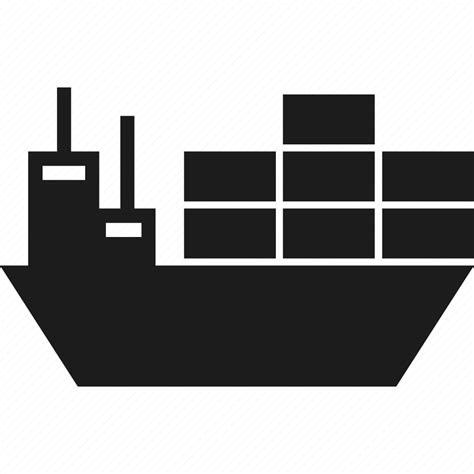 Boat Freight Freighter Ship Shipping Vessel Icon Download On