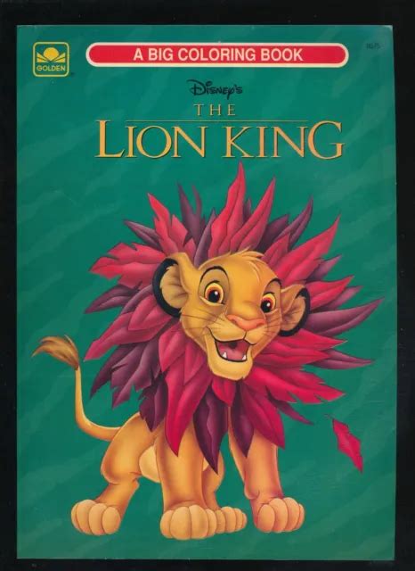 Disneyana 1994 Golden Lion King Coloring Book Unused 300 Picclick