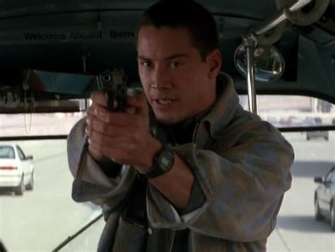 Keanu reeves boards a bus that can't slow down for one of the great '90s action movies. Keanu Reeves's Watch In Speed Movie | BestWatchBrandsHQ