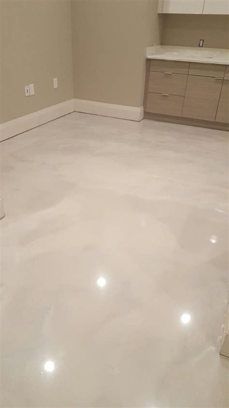 Pearl White Epoxy Floor Best Home Design