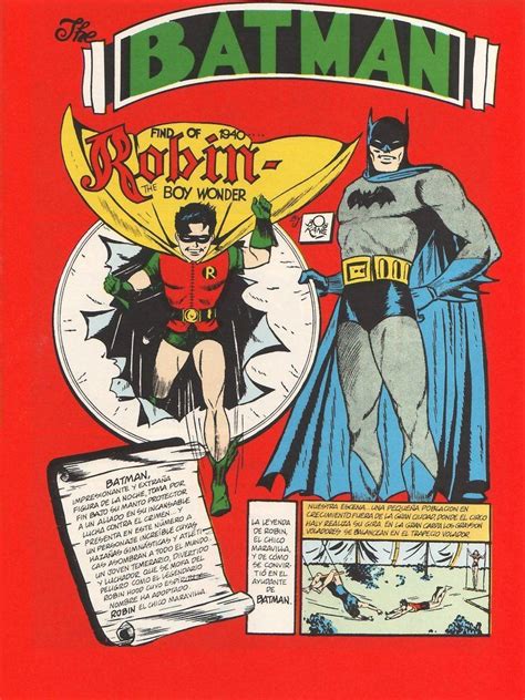 Leer Online La Primera Aparición Y El Origen De Robin I 1940 Comiczine