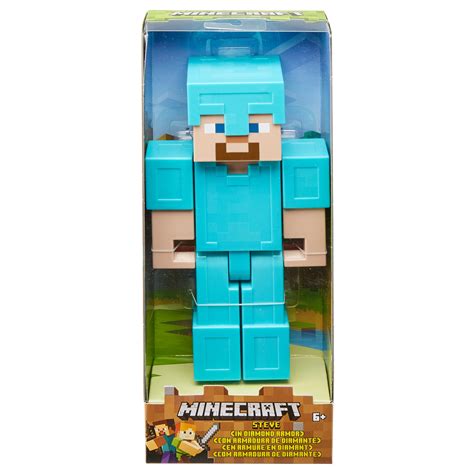 Minecraft Steve In Diamond Armor Large Scale Figure