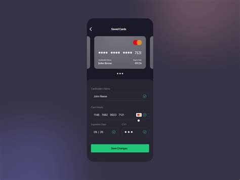 Card Wallet Ui Mobile App Concept By Zaid On Dribbble