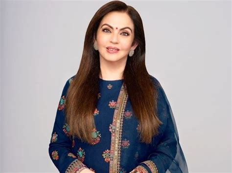 Founder And Chairperson Of Reliance Foundation Nita Ambani Extends