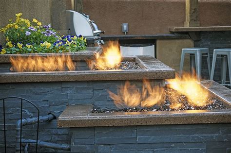 Hiner Landscapes Designed This Custom Fire Feature With Warming Trends