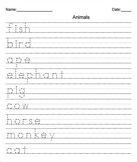 Create Spelling Worksheets Free Printable Printable Templates