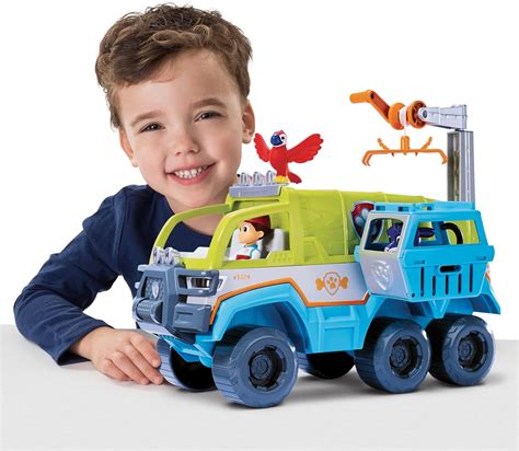 Paw Patrol Jungle Rescue Patroller And Ryder Figure Vehicle Playset New