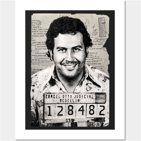 Pablo Escobar Arrest Record 1976 Mugshot Pablo Escobar Posters And