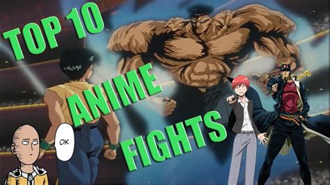 Top 10 Visually Stunning Anime Fights Vol 1 Best Anime Fights Reaction Top 10 Anime Fights