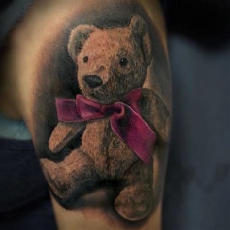 16 Cute And Cuddly Teddy Bear Tattoos And Meanings Tattooswin