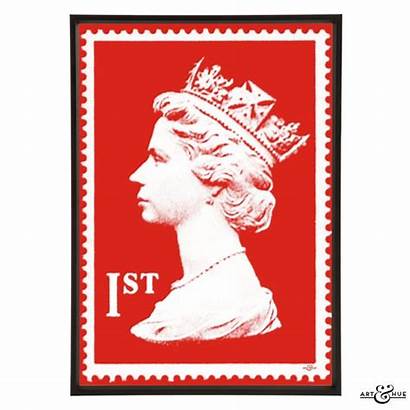 Stamp Postage Class Mail 1st Royal Queens