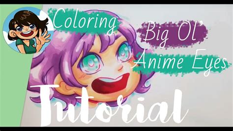 How To Color Anime Eyes With Copic Markers Youtube