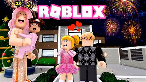 Goldie New Years Kiss Bloxburg Party With Baby Bloxy And Titi Youtube