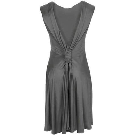 Beautiful Eugene Lin Charcoal Backless Dress Clothes Design Gray