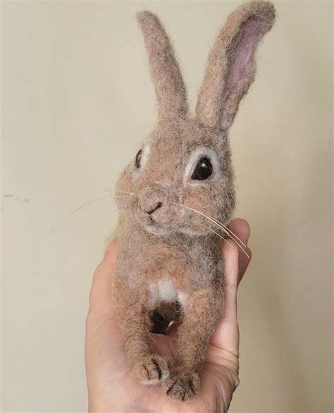 How To Make A Realistic Needle Felted Bunny Fit To Be Loved