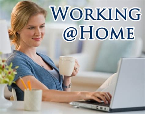 A work from home language interpreter works from his/her home office. WORK @ HOME: WORKING @ HOME