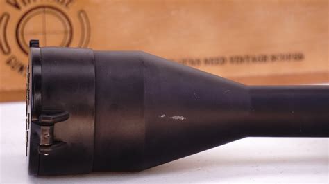 Vintage Gun Scopes — Redfield Le 9 3x 9x50mm 1 Matte Finish Sn Reticle