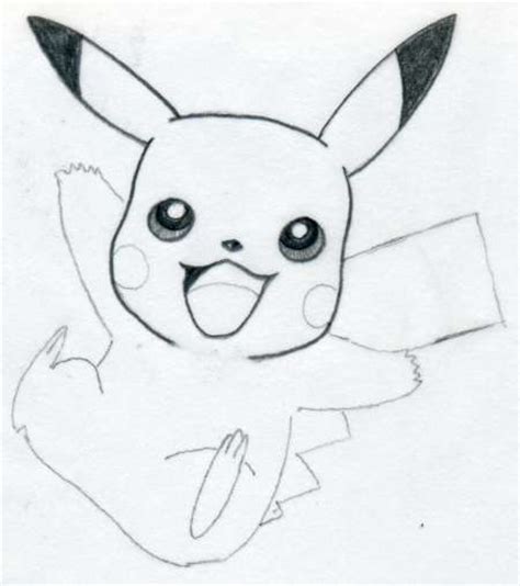 Draw Pikachu Quickly And Easily