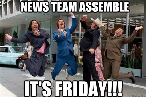 At Last After All Its Friday News Team Assemble Its Friday