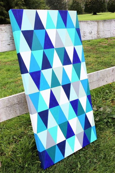 Geometric Painting Abstract New Leaf Diy Projects To Try Diy