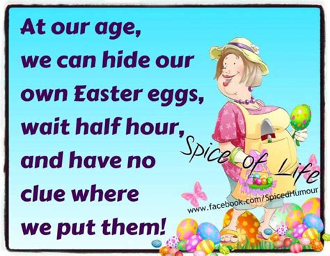 Happy Easter To My Fellow Seniors