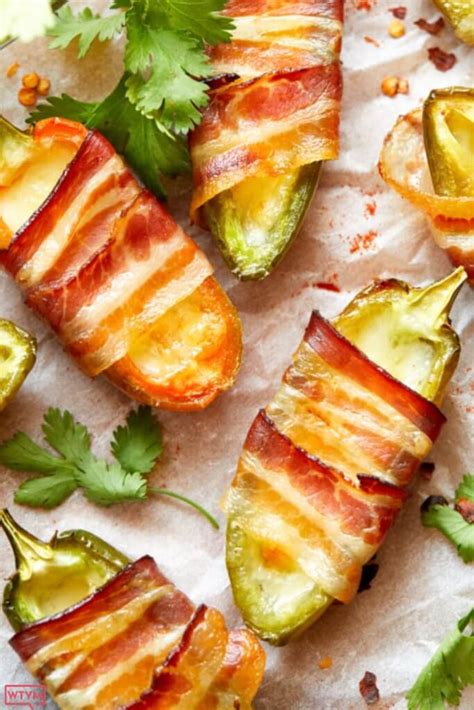 Keto Jalapeno Poppers Bacon Wrapped Cream Cheese Jalapenos