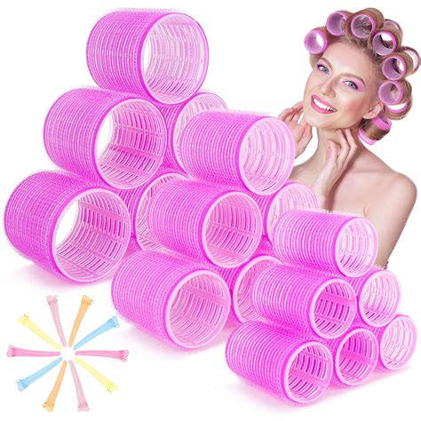 Jumbo Hair Rollers Set Large Hair Curlers For Short New Zealand Ubuy