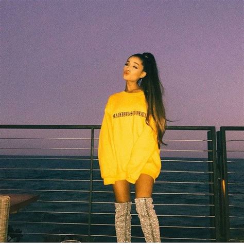 Feel The Heat When Ariana Grande Was Spotted Wearing Only Sweatshirts