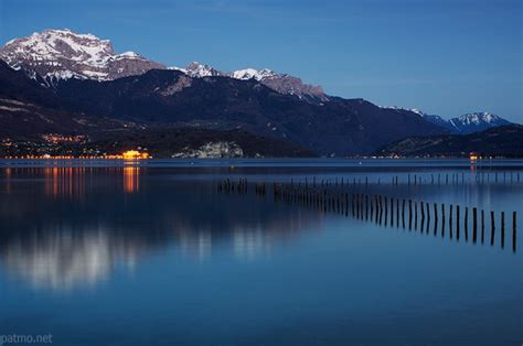 Photographies Patrick Morand Crépuscule Sur Le Lac Dannecy Et La