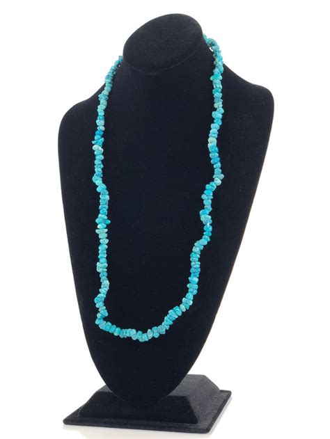 Lot Vintage Southwestern Turquoise Nugget Necklace