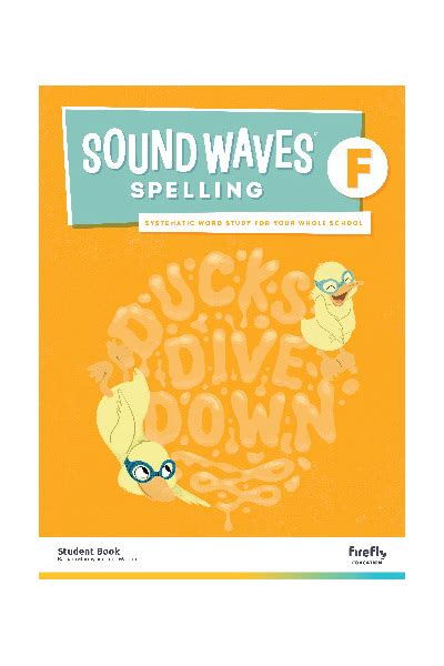 Sound Waves Spelling Student Book Foundation 9781741353709