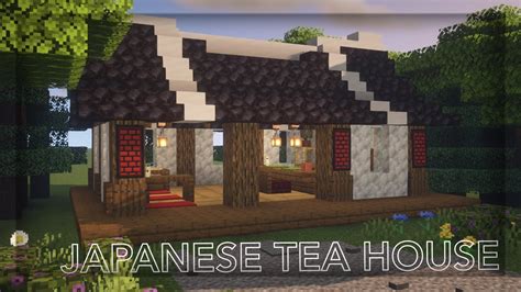 Minecraft Japanese Tea House Tutorial Youtube