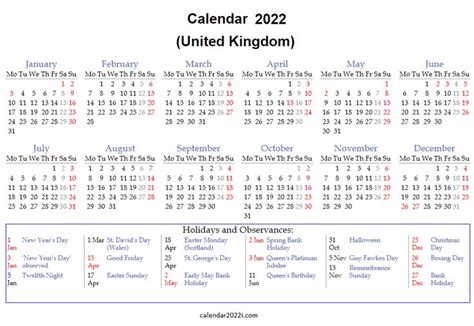 Public Holidays In Uk 2022 Get Latest News 2023 Update