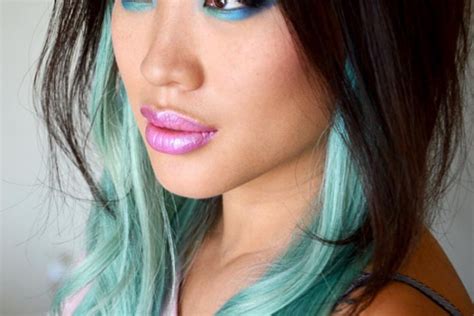 Blue streaks are presently extremely popular in hair style. 14 Beautiful Blue Hair Streaks for Women